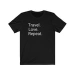 Load image into Gallery viewer, Repeat Short Unisex Sleeve Tee
