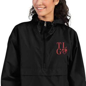 TraveLoveG&#9829; Embroidered Packable Jacket