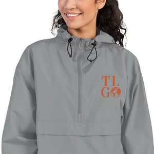 TraveLoveGo Embroidered Packable Jacket